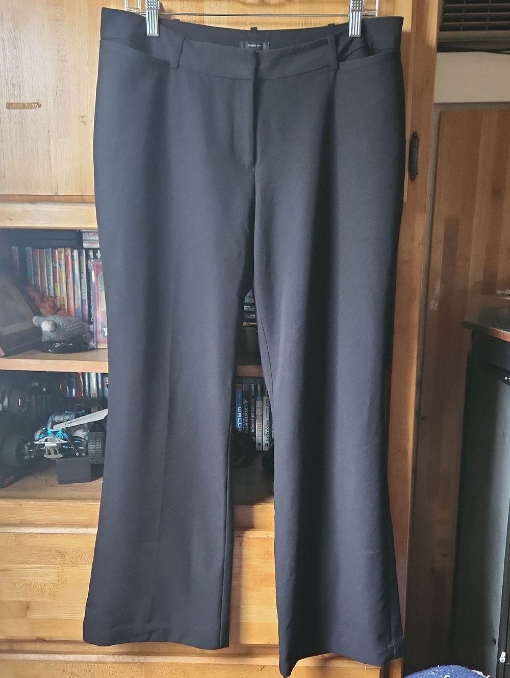 Worthington‎ Black Boot Cut Dress Pants, Sz 12 Petite